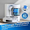 Aspirapolvere robot ECOVACS DEEBOT N20 PLUS, tecnologia PureCyclone con contenitore per la polvere senza materiali di consumo, 8000Pa