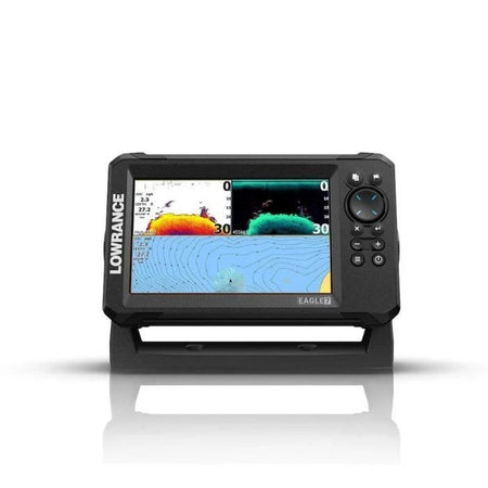 Combo Fishfinder GPS - LOWRANCE - Eagle 7 - Trasduttore 50/200 HDI - Schermo IPS - FishReveal