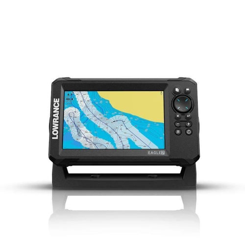 Combo Fishfinder GPS - LOWRANCE - Eagle 7 - Trasduttore 50/200 HDI - Schermo IPS - FishReveal
