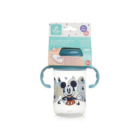 TAZZA PER L'APPRENDIMENTO A 360 GRADI - Tazza per l'apprendimento a 360 gradi con coperchio MICKEY