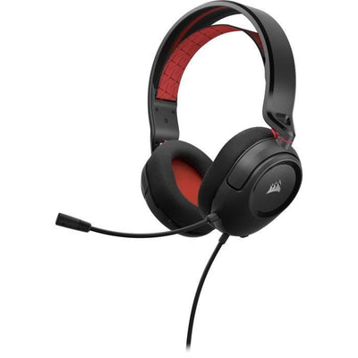 Cuffie Stereo - CORSAIR - HS35 V2 - Rosse, Multipiattaforma