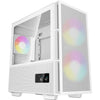 Case PC - DEEPCOOL - CH360 Digital - Senza alimentatore - Mini tower - Formato M-ATX - Bianco