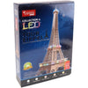 Puzzle 3D luminoso - All Eiffel - Gioco di costruzione - EXPLORA - 84 pezzi - Età 8+