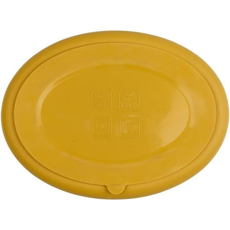 CONFEZIONE PASTO IN SILICONE - GIALLO MIELE