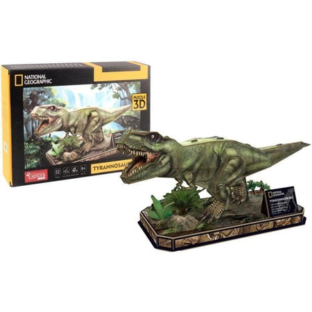 Puzzle 3D - T-Rex - Gioco di costruzioni - EXPLORA - Dinosauro - 52 pezzi - Da 8 anni in su