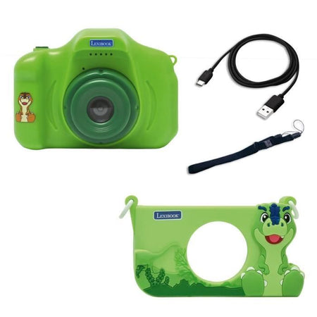 Fotocamera per bambini con protezione anti-dinosauro