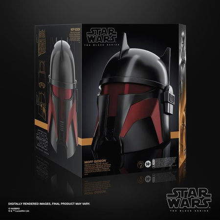 Casco elettronico Premium Moff Gideon, con LED avanzati, articolo per cosplay, dai 14 anni in su, Star Wars The Black Series