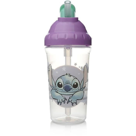 Tazza con cannuccia - THERMOBABY - 295 ml - Anti-perdita - Lilo & Stitch