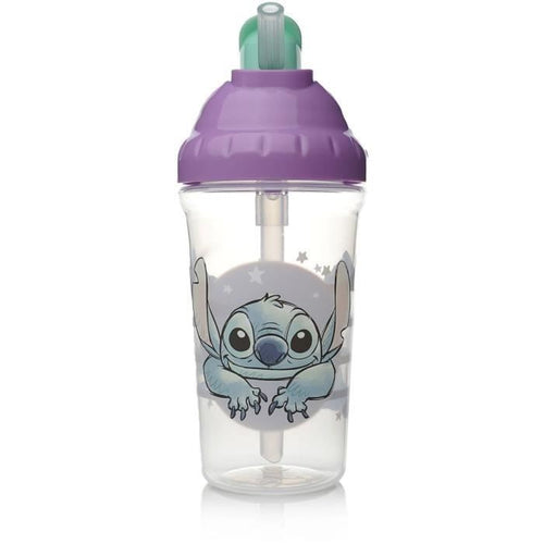 Tazza con cannuccia - THERMOBABY - 295 ml - Anti-perdita - Lilo & Stitch