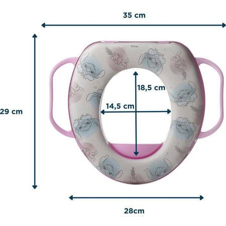 RIDUTTORE PER WC COMFORT CON MANICI LILO E STITCH