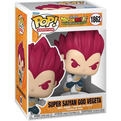 Funko Pop! - Dragon Ball - Super Saiyan God Vegeta - 9 cm - PVC - 1862