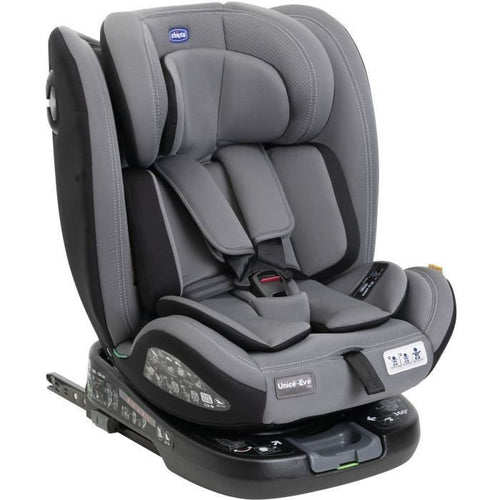 Seggiolino auto - CHICCO - UNICO EVO - Gruppo 0/1/2/3 - I-Size - Reclinabile - Riduttore - Grigio Nero