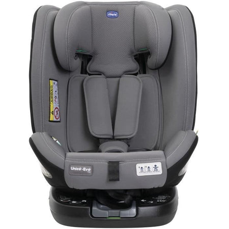 Seggiolino auto - CHICCO - UNICO EVO - Gruppo 0/1/2/3 - I-Size - Reclinabile - Riduttore - Grigio Nero