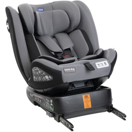 Seggiolino auto - CHICCO - UNICO EVO - Gruppo 0/1/2/3 - I-Size - Reclinabile - Riduttore - Grigio Nero
