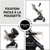 Adattatori universali Cosy - HAUCK - Per passeggino TRAVEL N CARE / PLUS - Nero