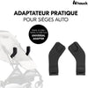 Adattatori universali Cosy - HAUCK - Per passeggino TRAVEL N CARE / PLUS - Nero