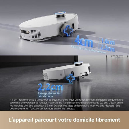 DREAME L50 Pro Ultra - Robot aspirapolvere con svuotamento automatico e lavaggio automatico - 19.500 Pa