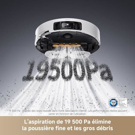 DREAME L50 Pro Ultra - Robot aspirapolvere con svuotamento automatico e lavaggio automatico - 19.500 Pa