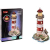 Puzzle 3D del faro - Gioco di costruzione - EXPLORA - 72 pezzi - Da 8 anni in su