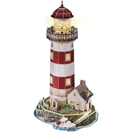 Puzzle 3D del faro - Gioco di costruzione - EXPLORA - 72 pezzi - Da 8 anni in su