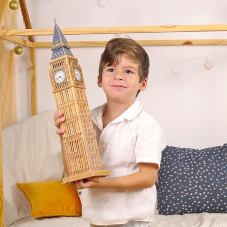 Puzzle 3D - Big Ben - Gioco di costruzione - EXPLORA - 44 pezzi - Dai 5 anni in su