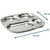 Vassoio a scomparti - THERMOBABY - 4 scomparti - Senza BPA - Acciaio inossidabile