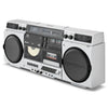 Ghetto Blaster - MEDION - Vintage - DAB+ - CD/Cassetta/USB/MP3 - 2x10W RMS - Argento