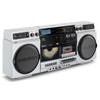 Ghetto Blaster - MEDION - Vintage - DAB+ - CD/Cassetta/USB/MP3 - 2x10W RMS - Argento