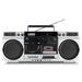 Ghetto Blaster - MEDION - Vintage - DAB+ - CD/Cassetta/USB/MP3 - 2x10W RMS - Argento