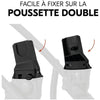 Adattatori universali HAUCK Cosy - Per passeggino universale DUETT CS - Nero