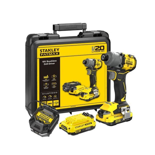Avvitatore a impulsi - STANLEY - SFMCF830D2K-QW - 203 Nm - 18 V - 2 batterie da 2 Ah