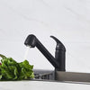 Miscelatore per lavello - BAGO - Doccetta estraibile a 2 getti - Nero opaco - Design classico - Installazione facile