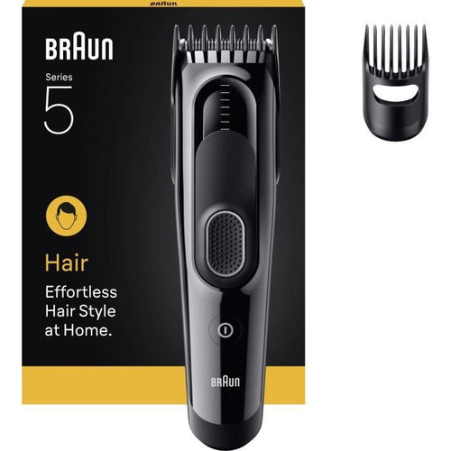 Tagliacapelli - BRAUN - HC5510 - Senza fili - 50 min - 9 impostazioni - Nero