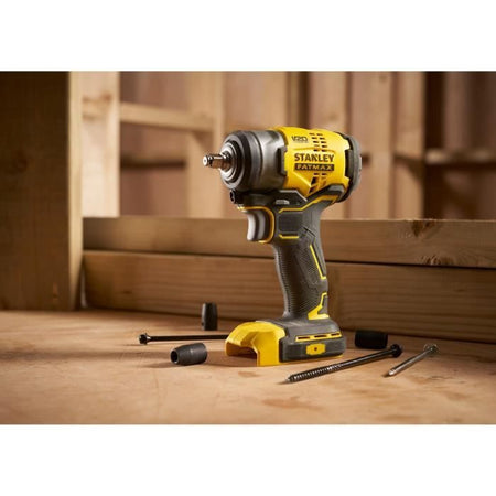 Avvitatore a impulsi BRUSHLESS da 3/8" - 18 V - 224 Nm, 2800 giri/min, 3500 giri/min - Gamma V20 - STANLEY FATMAX, SFMCF910B-XJ