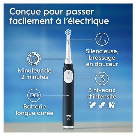 Spazzolino elettrico - ORAL B - Serie iO2 - Verde foresta + custodia da viaggio