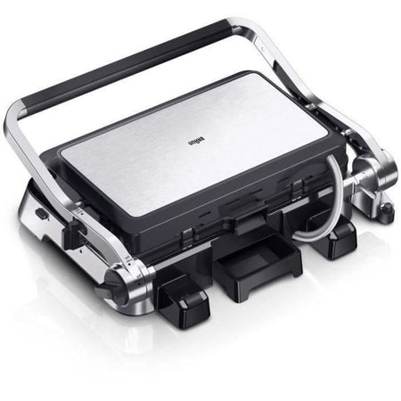 Grill multifunzione - BRAUN - Multi Pro 9 - 2000 W - 3 posizioni di riscaldamento - Nero / Acciaio