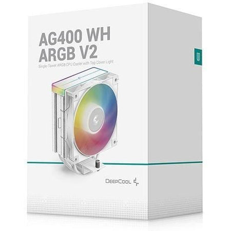 Raffreddatore d'aria per processore DeepCool AG400 WH 12 cm Bianco 1 pz.