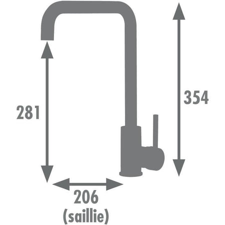 Edouard Rousseau - Miscelatore per lavello SOTO - Cromato
