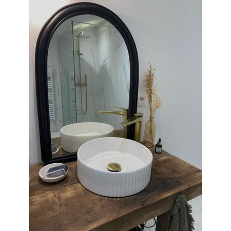 Edouard Rousseau - Miscelatore lavabo GLOSS HIGH - Ottone spazzolato
