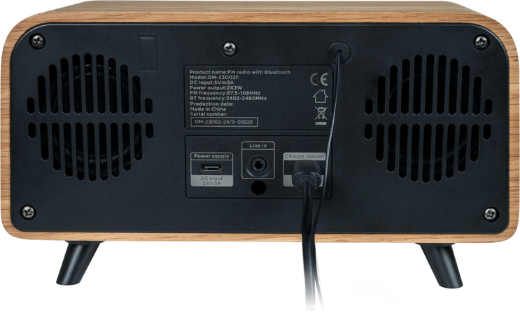 Radiosveglia - THOMSON - Bluetooth - DAB - Gamma Vintage Cosy