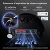 Sistema ROBOROCK SAROS 10 R&D - Robot aspirapolvere con base ad acqua completamente autonoma - 22000 Pa - LDS retrattile