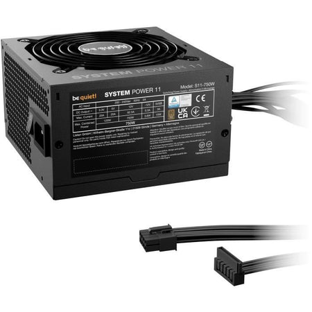 Alimentatore per PC - BE QUIET! - Potenza di sistema 11 - 750 W - BP012EU - Affidabile e silenzioso