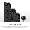 Raffreddamento ad acqua - NZXT - RL-KN360-B2 - Kraken Plus 360 - Schermo LCD personalizzabile da 1,54 - Nero