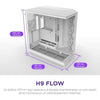 Case mid-tower - NZXT - H9 Flow - Doppia camera - Pannelli in rete - Vetro temperato