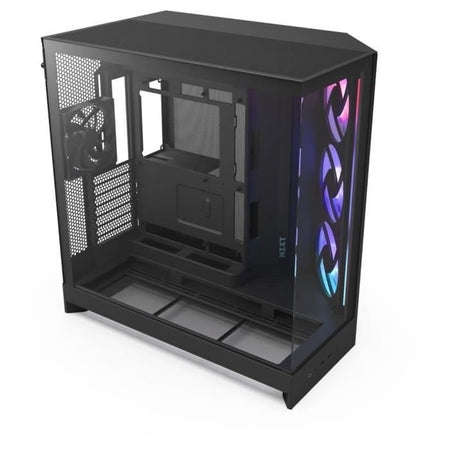 Case Mid-Tower - NZXT - H9 Flow RGB - Doppia camera - Ventole RGB incluse - Nero