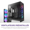 Case Mid-Tower - NZXT - H9 Flow RGB - Doppia camera - Ventole RGB incluse - Nero
