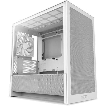 Case mid-tower Micro-ATX - NZXT - H3 Flow - Flusso d'aria eccezionale - Bianco - GPU di grande formato