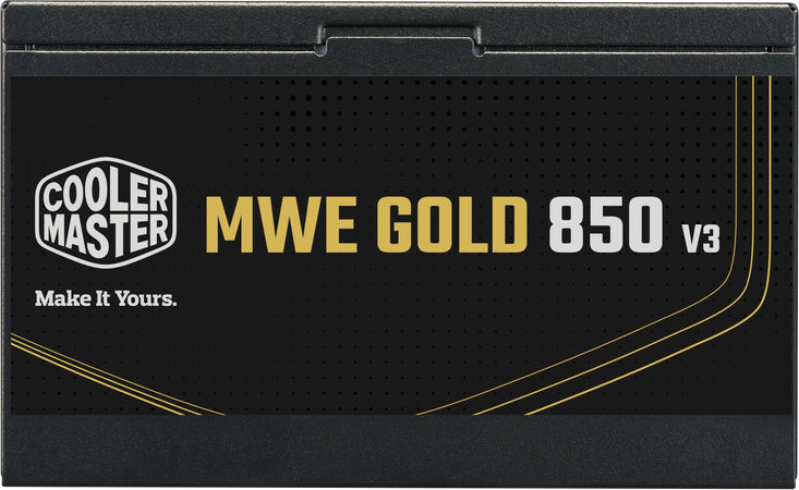 Alimentatore per PC - COOLER MASTER - MPE-8506-ACAG-BEU - MWE Gold 850 V3 non modulare - ATX 3.1 - 80+ GOLD - 850 W