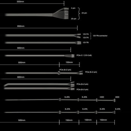 Alimentatore per PC - BE QUIET! - Pure Power 13 M - 1000 W - BP028EU - Silenzioso ed efficiente