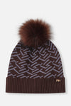 Cappello con pon pon